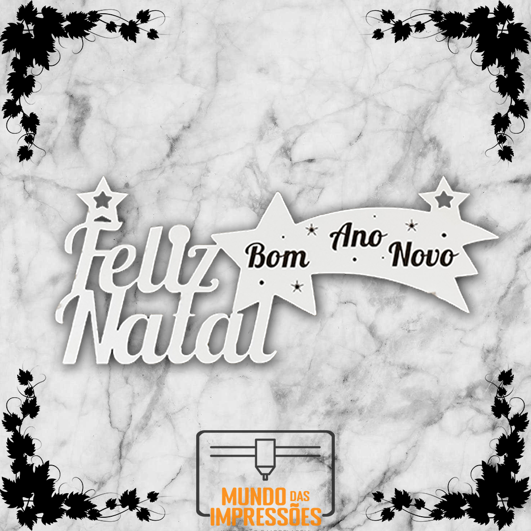Placa de Natal Personalizada em Madeira - Família - Mundo das Impressões